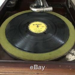 1915 Victor Victrola Table Top Record Player VV-IX- Phonograph Cabinet 78 RPM