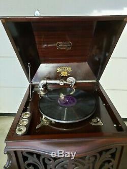 1918 SONORA Intermezzo Working Hand Crank Victrola Record Player Phonograph