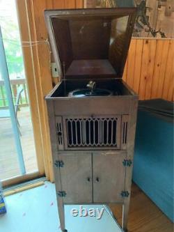 1926 Aeolian Volcaloin Antique Victrola 78 RPM Wind Up Phonograph Record Player