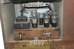 1942 anniversary RCA Victor Victrola Tube Radio/Record Player Cabinet