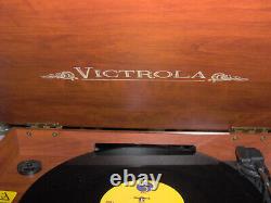 2017 Victrola Bluetooth AM/FMRadio CD Cassette Record Player Phonograph VTA-200B