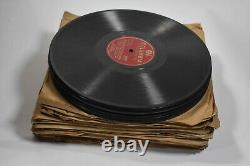 Antique 1906 Victor Victrola VV-IX Phonograph Record Player USA With 38 Records