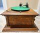 Antique 1912 Columbia Graphophone Wind-up Oak Victrola Phonograph Record Player