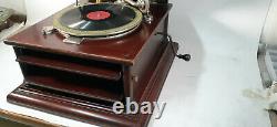 Antique Columbia Grafanola, Victrola, Record Player, Working