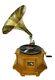 Antique Hmv Nautical Phonograph Gramophone Record Functional Working Win-up