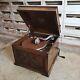 Antique His Master's Voice Hmv 130 Table Cabinet Gramophone Vintage Phonograph