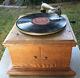 Antique Victor Victrola Vv-vi Phonograph Record Player Wood Talking Box Works