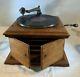 Antique Victor Victrola Vv-vi Phonograph Record Player Wood Talking Works! A696