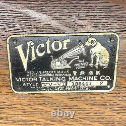 Antique Victor Victrola VV-VI Talking Machine Record Player Works Parts VIDEO
