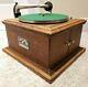 Antique Working 1919 Victor Vv-iva Hand Crank Victrola Record Player Phonograph