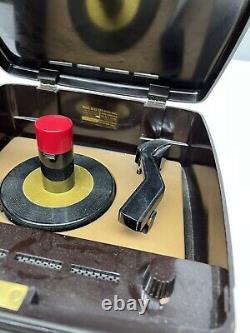 As-IsVINTAGE 50's RCA VICTOR 45-EY-3 TUBE BAKELITE 45-RPM RECORD PLAYER