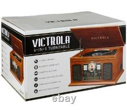 Best Victrola Bluetooth Vinyl Record Player Turntable CD Cassette Radio Speakers
