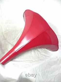 Gramophone Phonograph Red Color Steel Horn Loudspeaker