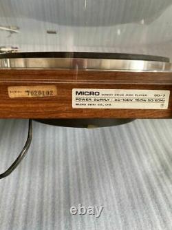 Micro direct drive disc player Turntable Record player Working FedEx