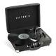 New! Portable Suitcase Record Player 3-speed Turntable With Bluetooth Victrola