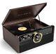 New Victrola 6 In 1 (record Player, Bluetooth, Aux, Cd, Cassette & Am/fm Radio)