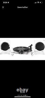 New Victrola Modern Acrylic Turntable & Wireless Speakers Record Player SOLDOUT