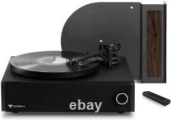 New Victrola V1 Sound Bar Turntable Premium Vinyl Record Player Espresso