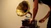 Playing The His Master S Voice Hand Crank Gramophone