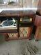 Rare Antique Victrola Rc-610c Record Player And Radio Cabinet 1947 Vintage Works