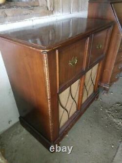 RARE Antique Victrola Rc-610c Record Player And Radio Cabinet 1947 vintage works