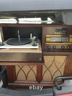 RARE Antique Victrola Rc-610c Record Player And Radio Cabinet 1947 vintage works