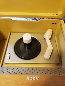 RCA Victor Victrola 7-HF-45 Record Player Lift Rift Oak Blonde Req Restoration