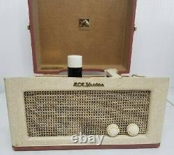 RCA Victor Victrola 8-EY-3 KE 45 Watt 115 V Record Player Lift Rift Blonde/Brown