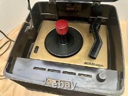 RCA Victrola 45-EY-3 45rpm Record Player Works, Needs Some Love Original Owner
