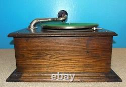 Rare Cecilian Wind-Up Phonograph Victrola Type Record Player Free Shipping