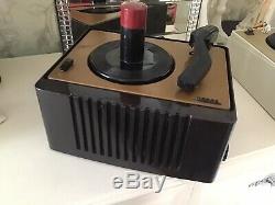 Rca Victor Portable Battery Powered Record Player Victrola Ey2 1950