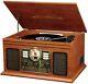 Retro Vintage Radio Cd Cassette Mp3 Record Player Turntable Vinyl Lp Bluetooth