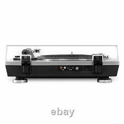 Turntable Victrola Record Player VPro-2000 USB for DJ & audio enthusiast silver