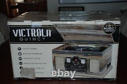 VICTROLA Quincy 6-in-1 Bluetooth Record Player & Multimedia Center VTA-200B
