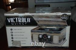 VICTROLA Quincy 6-in-1 Bluetooth Record Player & Multimedia Center VTA-200B