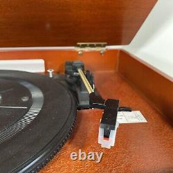 VICTROLA Record Player/Turntable 3 Speed Bluetooth AM/FM Radio USB Vinyl To MP3