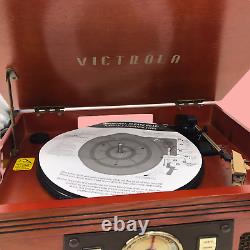 VICTROLA VTA-600B (PC) 8 in 1 Bluetooth Record Player with the Stand #NO4896