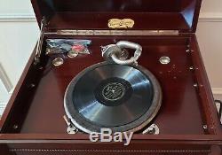 VINTAGE VICTROLA 1912 Phonograph PLAYER Works GREAT A Rare Piece of History