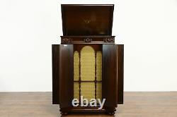 Victor Mahogany Antique Victrola Record Player Phonograph VE8-30X #36850