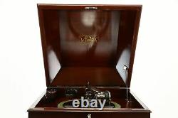 Victor Mahogany Antique Victrola Record Player Phonograph VV-XVI #34261