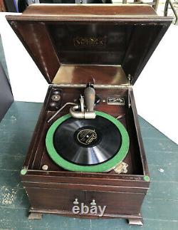 Victor Talking Machine Co. Victrola record player antique VV-IXa 1904 Works