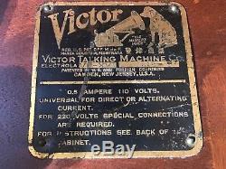 Victor Victrola Model VE-XVI Electrola 1913 Electric Record Player