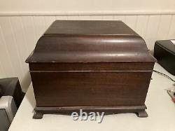 Victor Victrola Phonograph VV-IX Hand Crank Record Player Has Issues Read