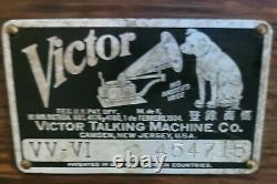 Victor Victrola VV-VI Talking Machine Record Player Works Parts or Restoration