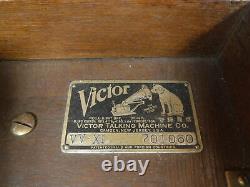 Victor Victrola VV-X1 Wind Up Phonograph Record Player Console Parts &/or Repair