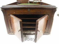 Victor Victrola VV-X1 Wind Up Phonograph Record Player Console Parts &/or Repair