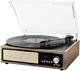 Victrola 3-in-1 Bluetooth Record Player With Built In Speakers And 3-speed Turnt