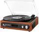 Victrola 3-in-1 Bluetooth Record Player With Built In Speakers And 3-speed Tu