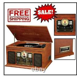 Victrola 4-in-1 Nostalgic Bluetooth Record Player with 3-Speed Record Turntable