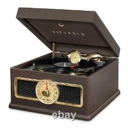Victrola 5-In-1 Nostalgic Madison Bluetooth Record Player With Cd, Radio, Record